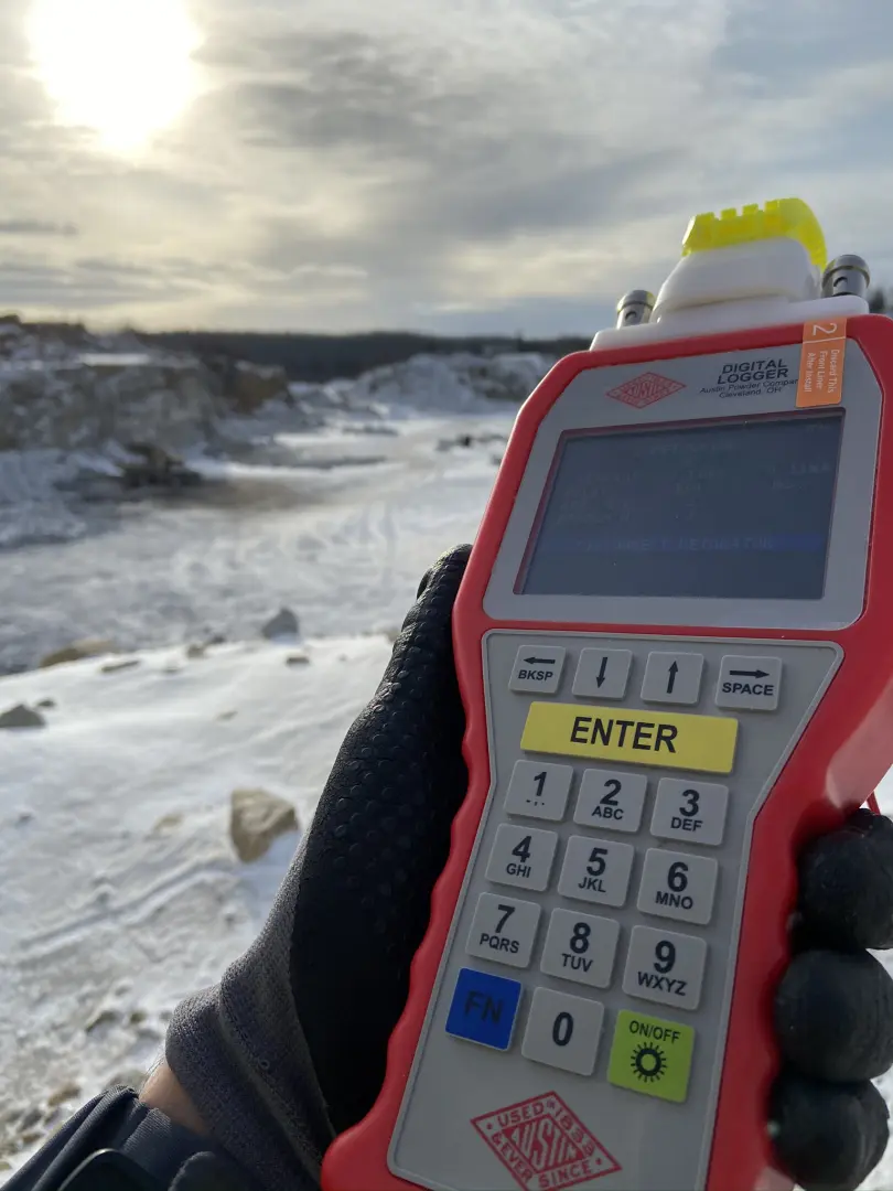 ESTAR Detonator in snowy conditions