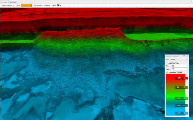 Paradigm Digital Elevation Map
