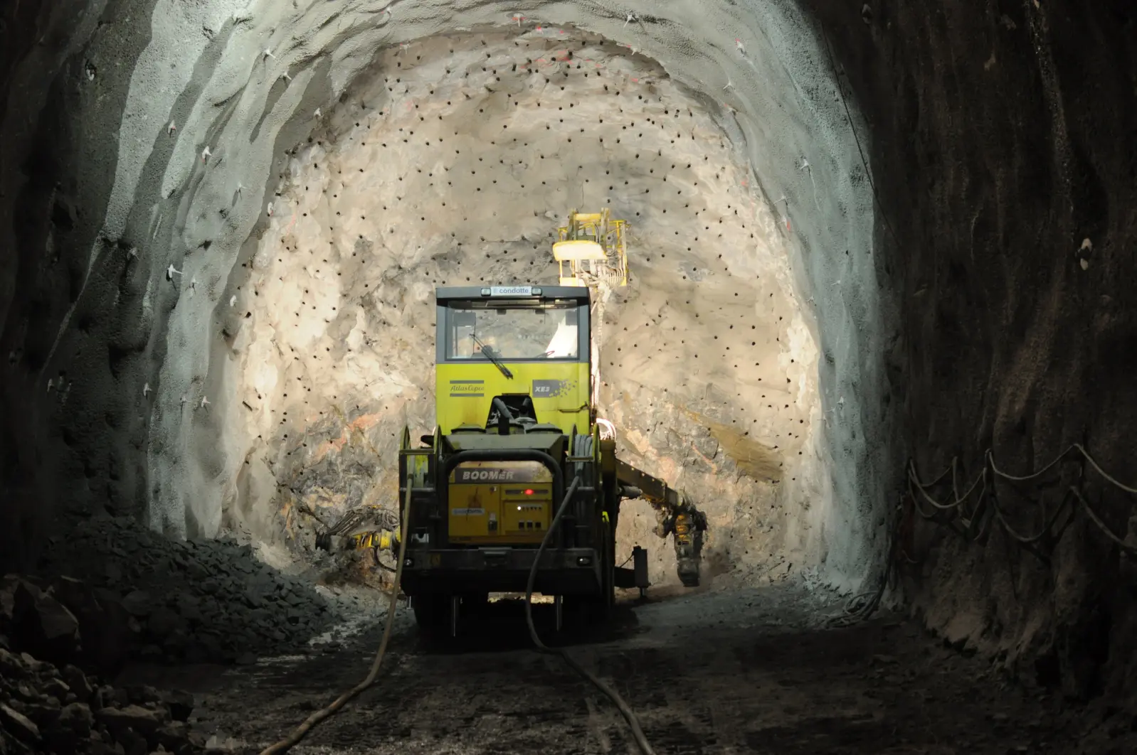 Heavy Machinery in Mine