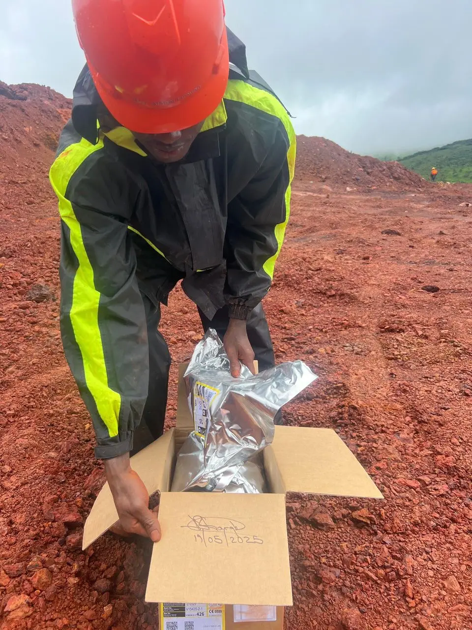 The treasure box has made it successfully to the bench operations